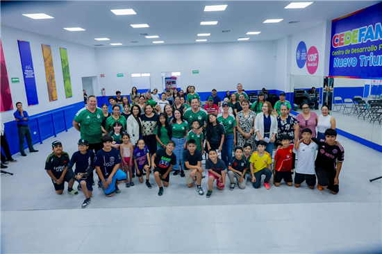 Más espacio para las familias: inaugura Bonilla el CEDEFAM Nuevo Triunfo