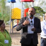 Entrega alcalde de Ciudad Juárez parque en colonia Fidel Velázquez