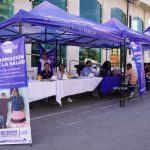 Beneficia Secretaría de Salud a más de 450 personas durante la Feria de la Salud en la Plaza de Armas